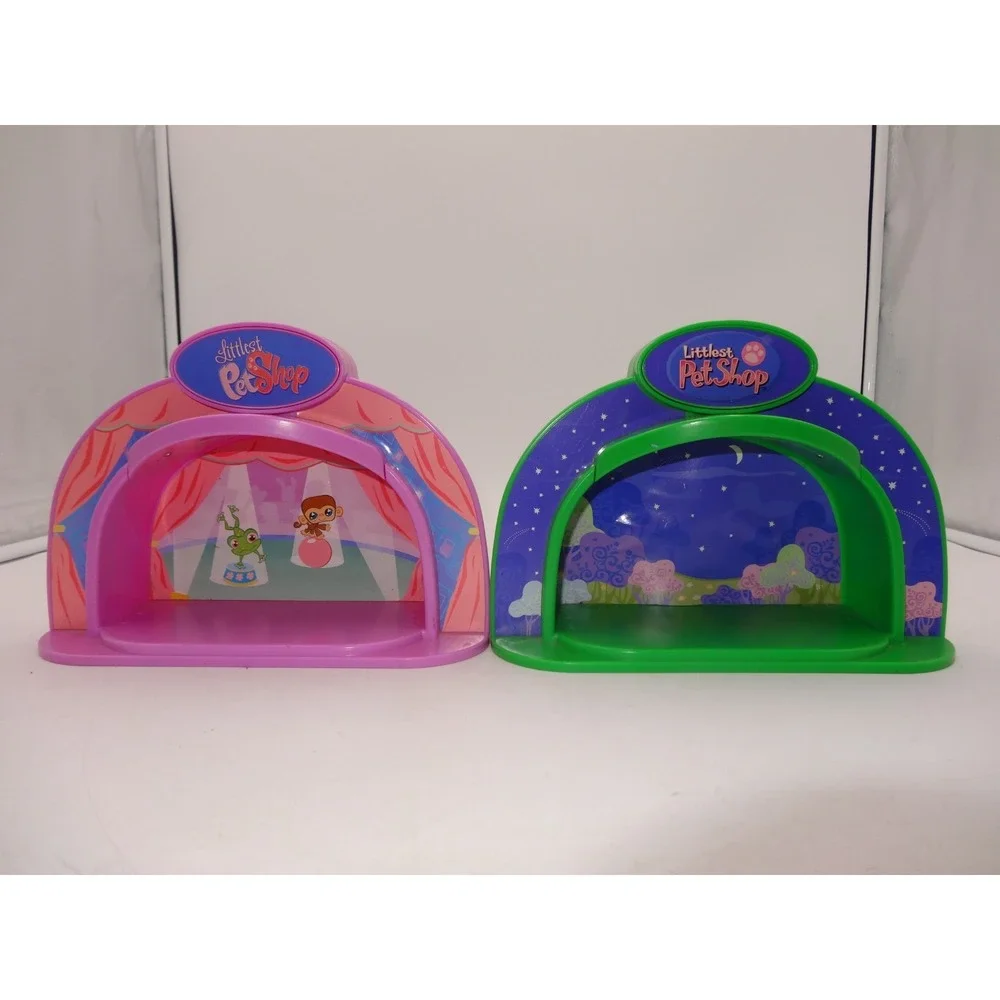 LPS Littlest Pet Shop Light Up Dome Cozy Campfire Stage Platform  Works Talent S